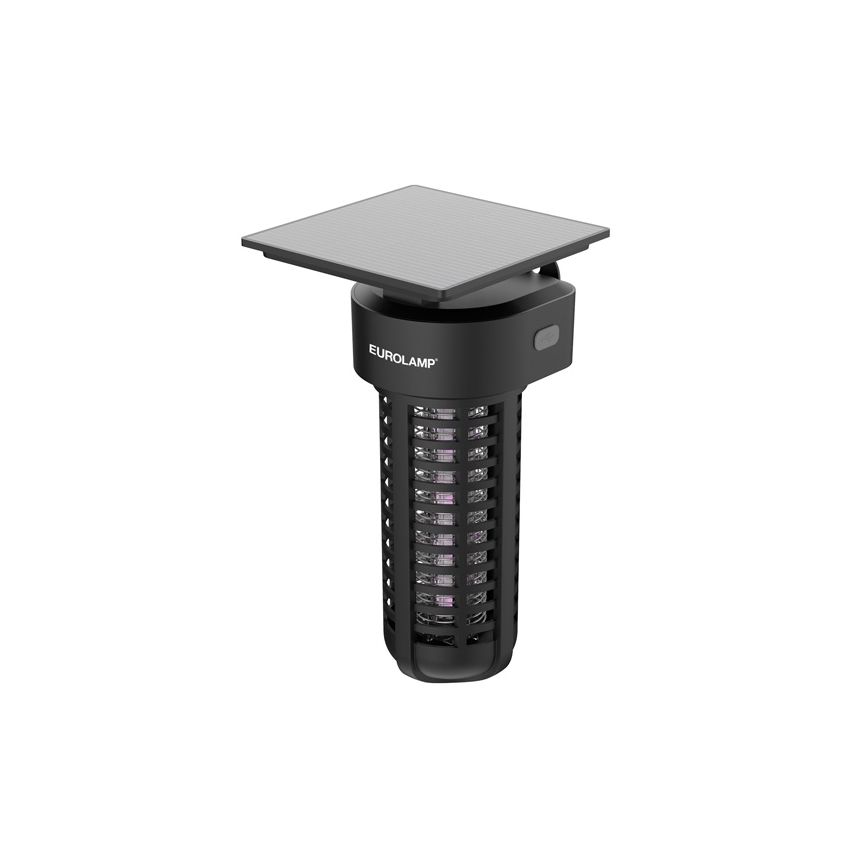 LED solarni lapač insekata, LED/4W/3,7V, 1800 mAh, IPX4, za prostor do 20 m²