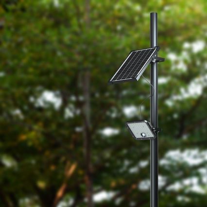 LED solarni reflektor sa senzorom LED/30W/6,4V 4000K 6000 mAh + daljinski upravljač
