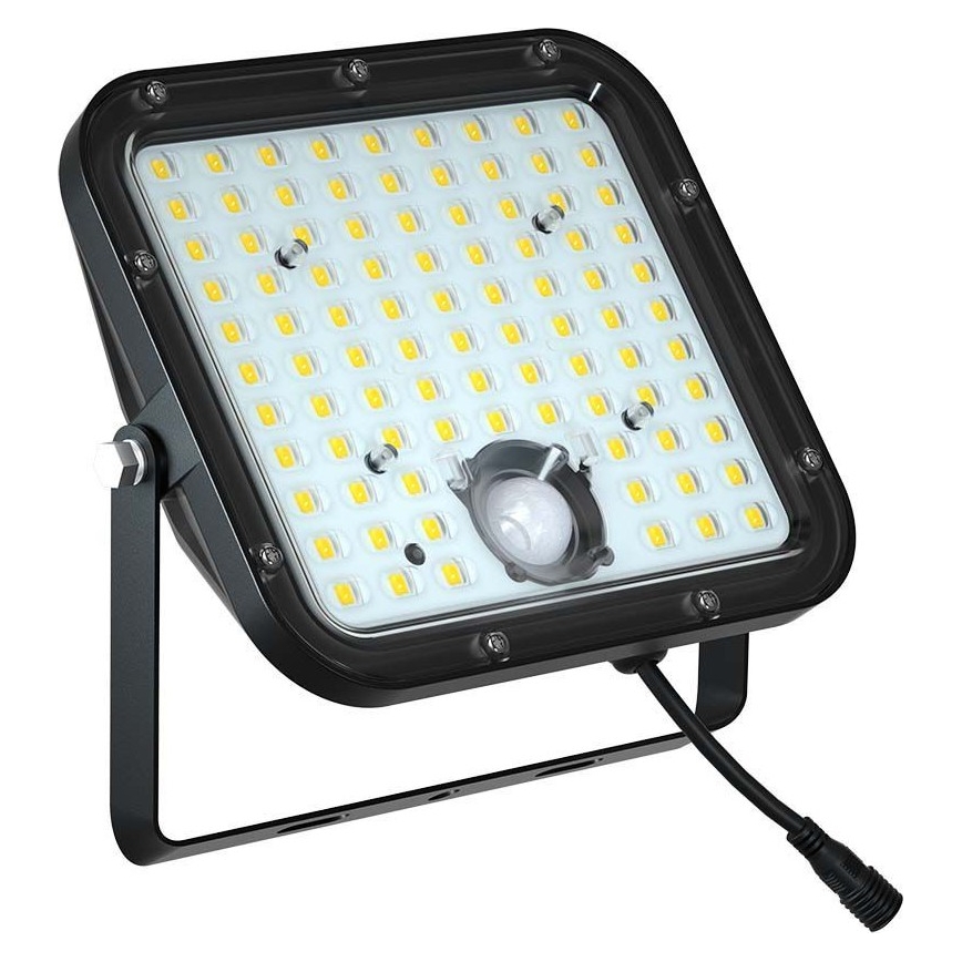 LED solarni reflektor sa senzorom LED/30W/6,4V 4000K 6000 mAh + daljinski upravljač