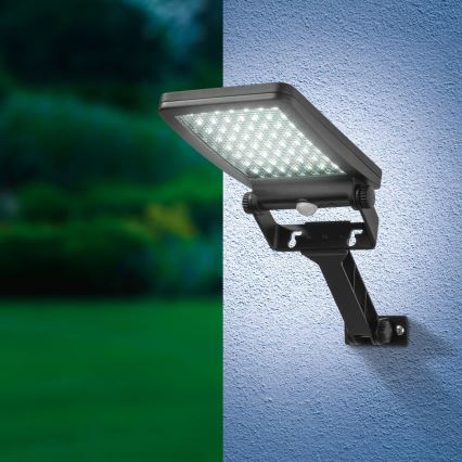 LED solarni reflektor sa senzorom ADIK LED/1,2W/3,7V 1200 mAh 6500K IP44