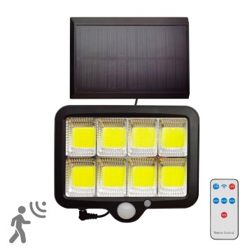 LED solarni reflektor sa senzorom INTEGRA LED/3W/3,7V 1200 mAh IP44 + daljinski upravljač
