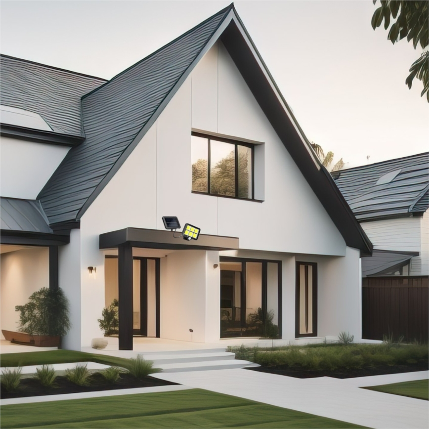 LED solarni reflektor sa senzorom LED/1,5W/3,7V 6000K IP44 1200 mAh