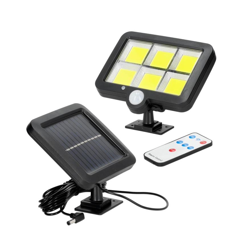 LED solarni reflektor sa senzorom LED/1,5W/3,7V 6000K IP44 1200 mAh