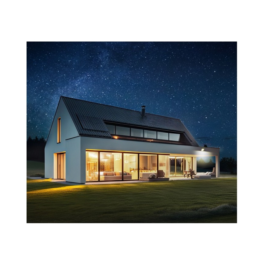 LED prigušiva solarni reflektor sa senzorom LED/10W/3,7V 3000/4000K IP65 3600 mAh + daljinski upravljač