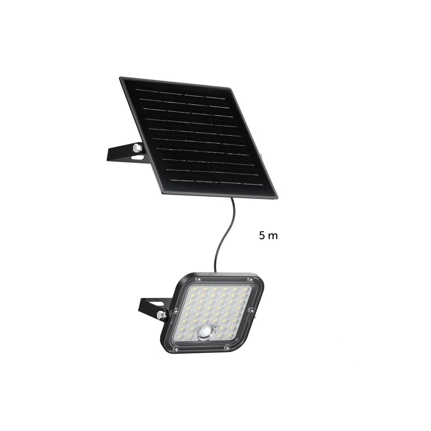 LED prigušiva solarni reflektor sa senzorom LED/10W/3,7V 3000/4000K IP65 3600 mAh + daljinski upravljač