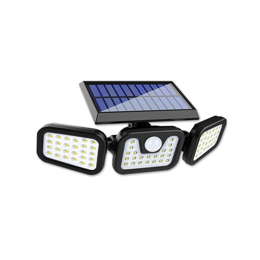 Fleksibilan solarni LED reflektor sa senzorom 15W/3,7V 2400 mAh IP54 4500K