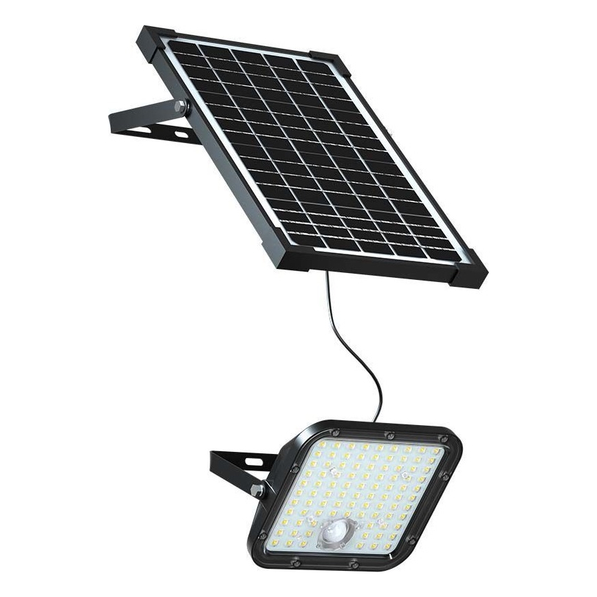 LED solarni reflektor sa senzorom LED/30W/6,4V 6400K 6000 mAh + daljinski upravljač