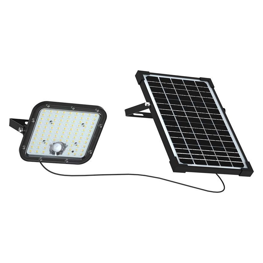 LED solarni reflektor sa senzorom LED/30W/6,4V 6400K 6000 mAh + daljinski upravljač