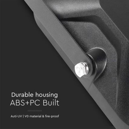 LED solarni reflektor sa senzorom LED/30W/6,4V 6400K 6000 mAh + daljinski upravljač