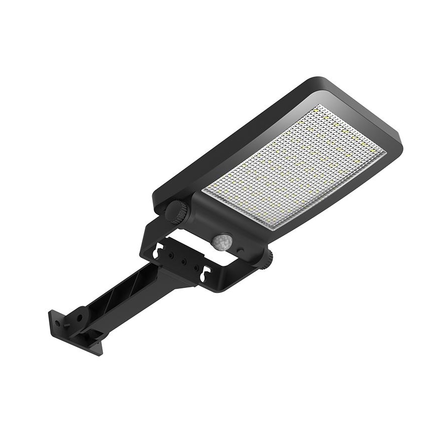 LED Solarni reflektor sa senzorom LED/5W/3,7V 4000K 1500 mAh IP54 crna