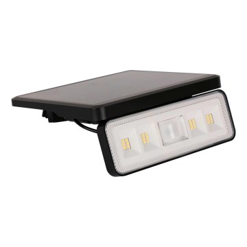 LED solarni reflektor sa senzorom LED/8W/3,7V 2000 mAh IP54 crna