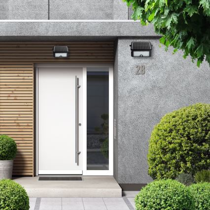 LED solarni reflektor sa senzorom pokreta i sumraka EPAD LED/10W/3000 mAh 7,4V 4000K IP65