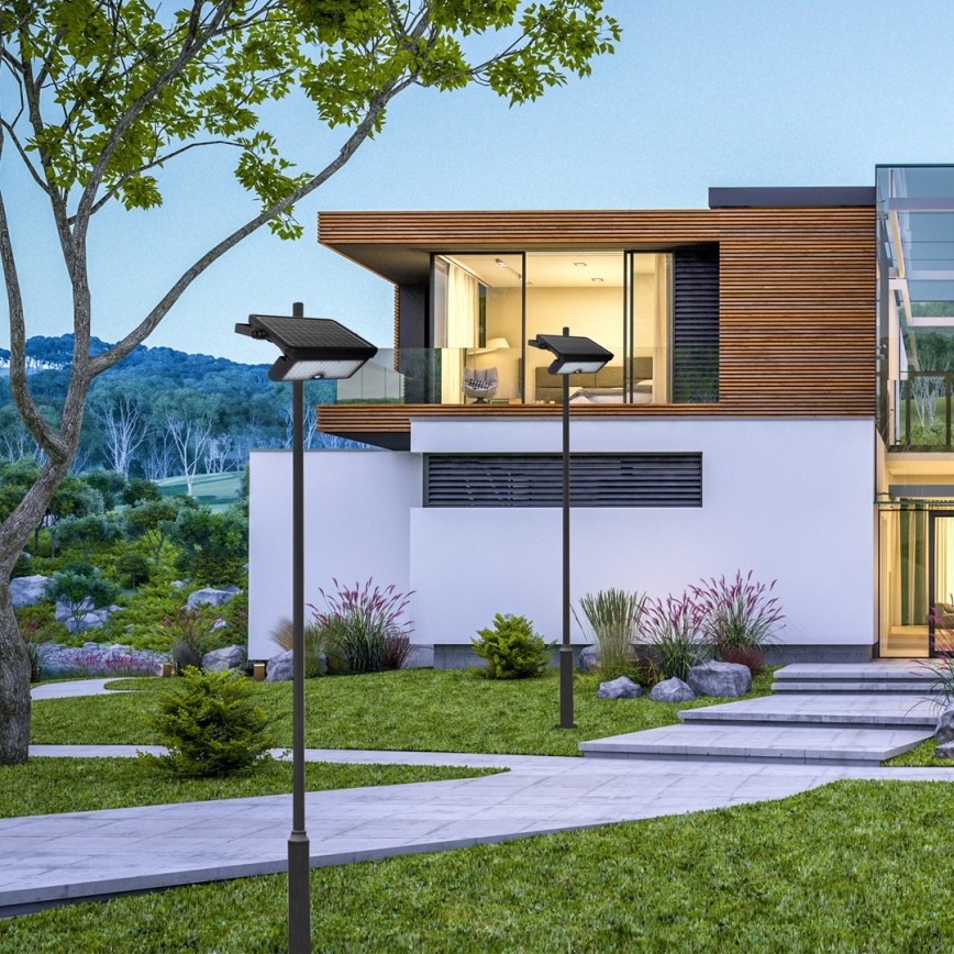 LED solarni reflektor sa senzorom pokreta i sumraka EPAD LED/10W/3000 mAh 7,4V 4000K IP65