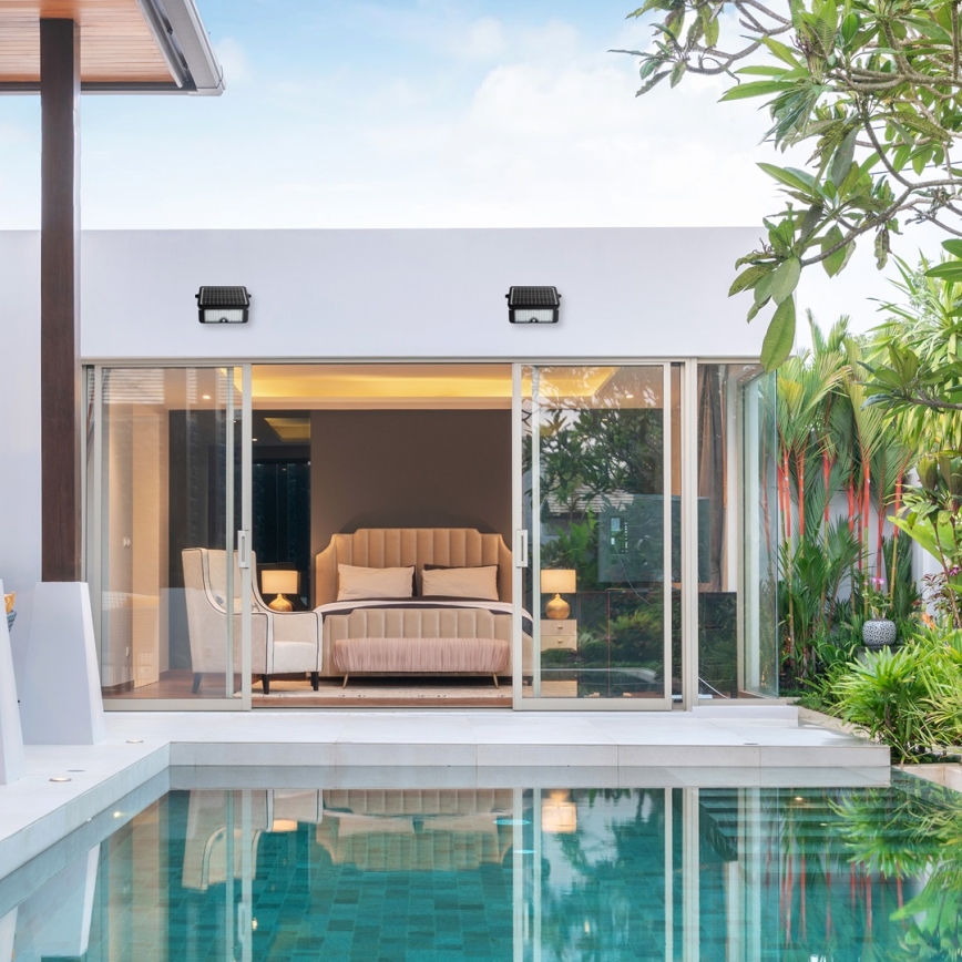 LED solarni reflektor sa senzorom pokreta i sumraka EPAD LED/5W/3000 mAh 3,7V 4000K IP65