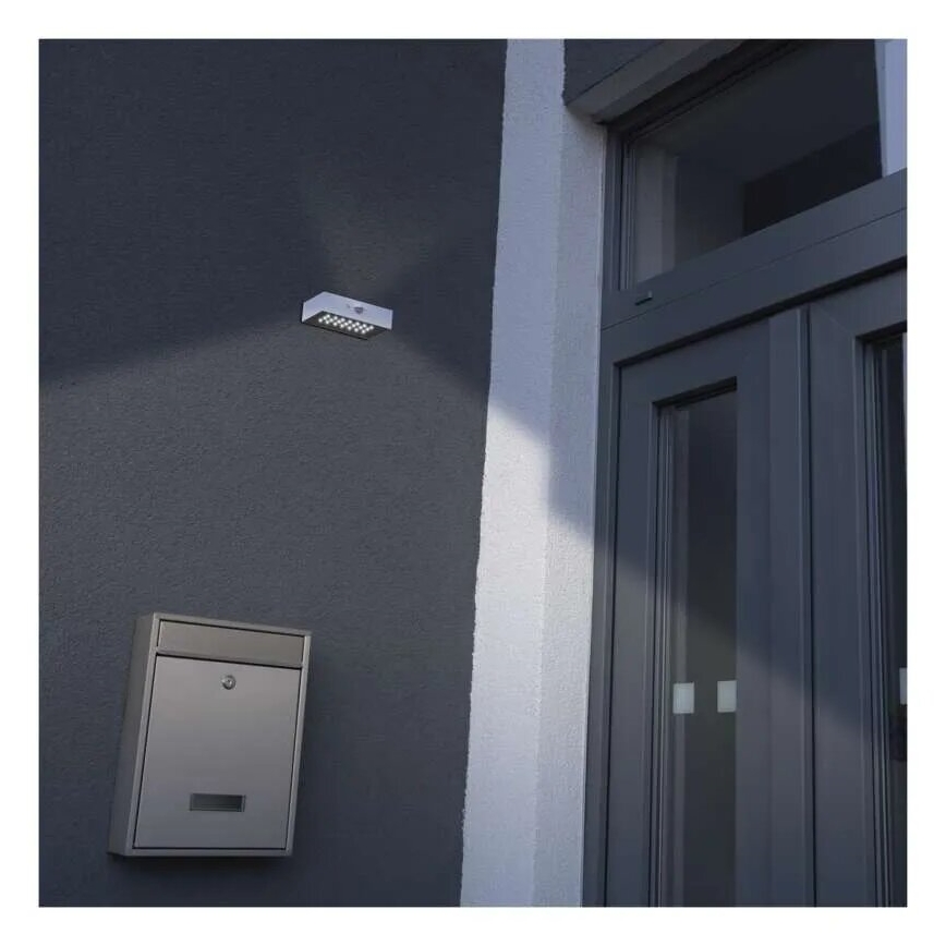 LED solarni reflektor sa senzorom pokreta LED/3,7V 1200mAh 4000K IP65 beo