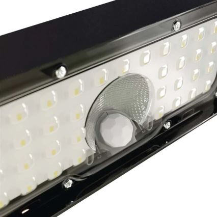 LED solarni reflektor sa senzorom pokreta LED/3,7V 3000mAh 4000K IP65 crn