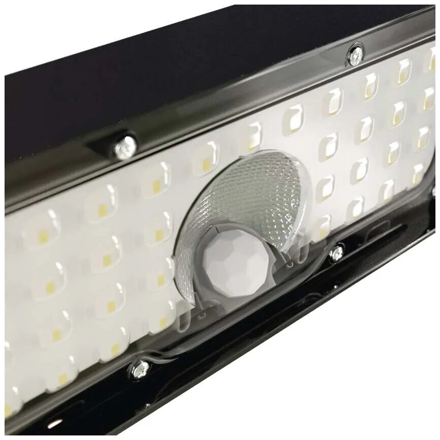LED solarni reflektor sa senzorom pokreta LED/3,7V 3000mAh 4000K IP65 crn