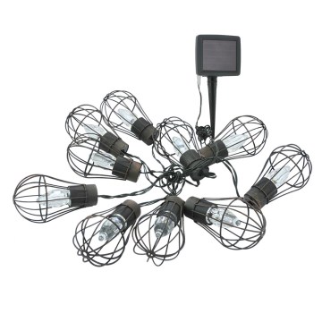 LED solarni spoljašnji niz 10xLED/1,2V 300 mAh 3,8 m IP44