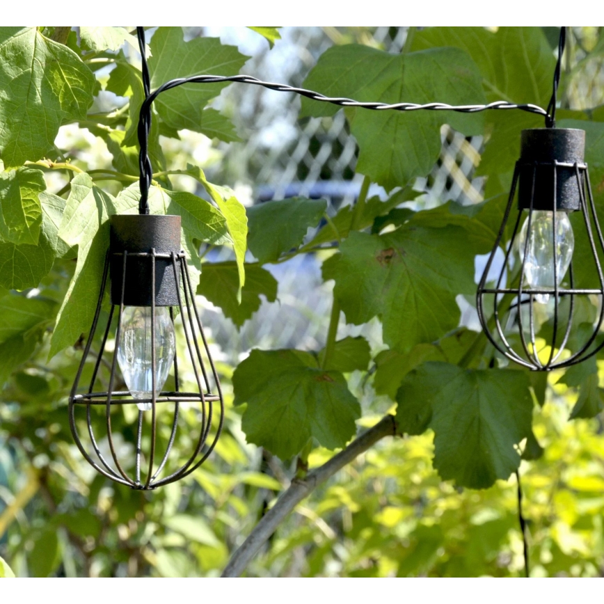 LED solarni spoljašnji niz 10xLED/1,2V 300 mAh 3,8 m IP44