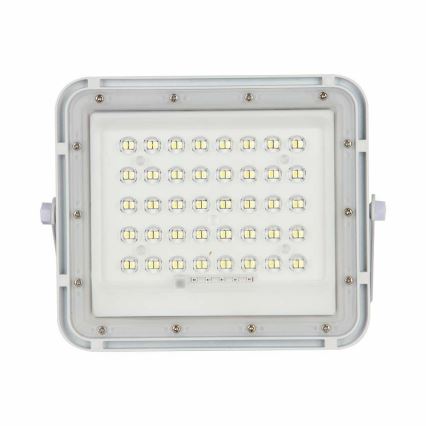 LED spoljni solarni reflektor, prigušiva, LED/6W/3,2V, IP65, 6400K, 5000 mAh, bela + daljinski upravljač