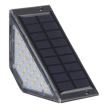 LED solarno svetlo ELI LED/4,5W/3,7V 500 mAh IP44 crna