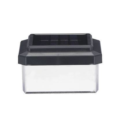 LED solarno svetlo ELVO LED/4,5W/1,2V 300 mAh IP44 crno