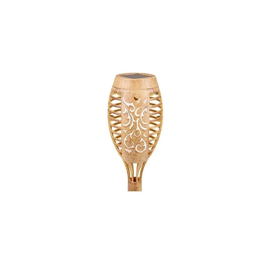 LED solarna svetiljka MINISPARK BAMBOO LED/1,8W/5,5V IP44 600 mAh bež