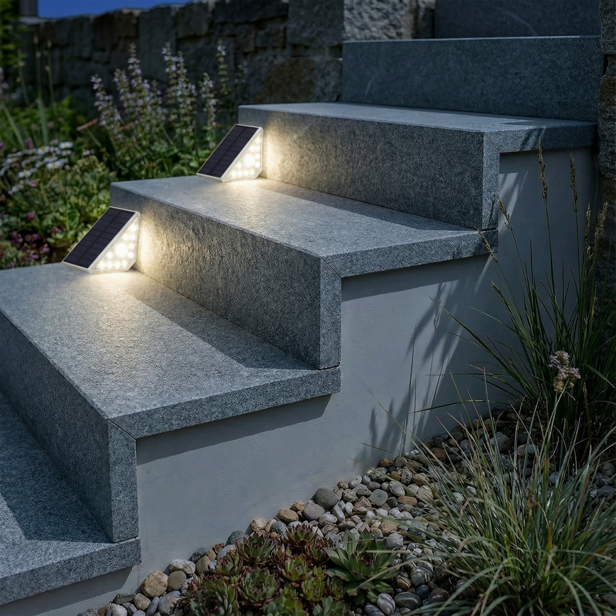 LED solarno svetlo sa senzorom ARI LED/4,5W/3,7V 600 mAh IP44 belo