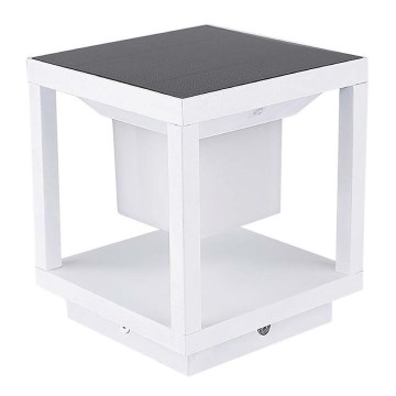 LED solarno svetlo sa senzorom LED/2W/5,5V 3000K IP65 2600 mAh bela