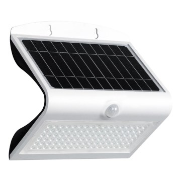 LED Solarno svetlo sa senzorom pokreta i sumraka LED/6,8W/4000 mAh 3,7V IP65