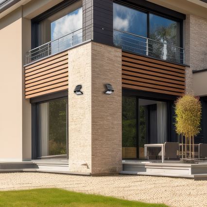 LED solarno svetlo sa senzorom pokreta i sumraka LED/3,2W/2000 mAh 3,7V IP65