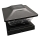 LED Solarno svetlo TOYA LED/4,5W/230V 3000/6500K 600 mAh IP44 crno
