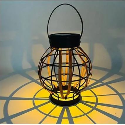 LED solarno viseće svetlo LED/0,1W/1,2V, prečnik 15 cm, 600 mAh, IP44