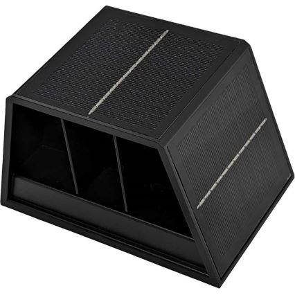 LED solarno zidno svetlo CUBUS 2xLED/1,5W/3,7V 1500 mAh IP54