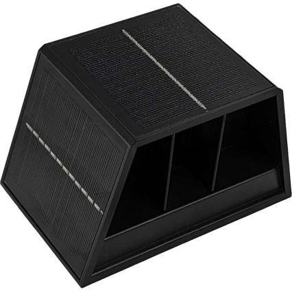 LED solarno zidno svetlo CUBUS 2xLED/1,5W/3,7V 1500 mAh IP54