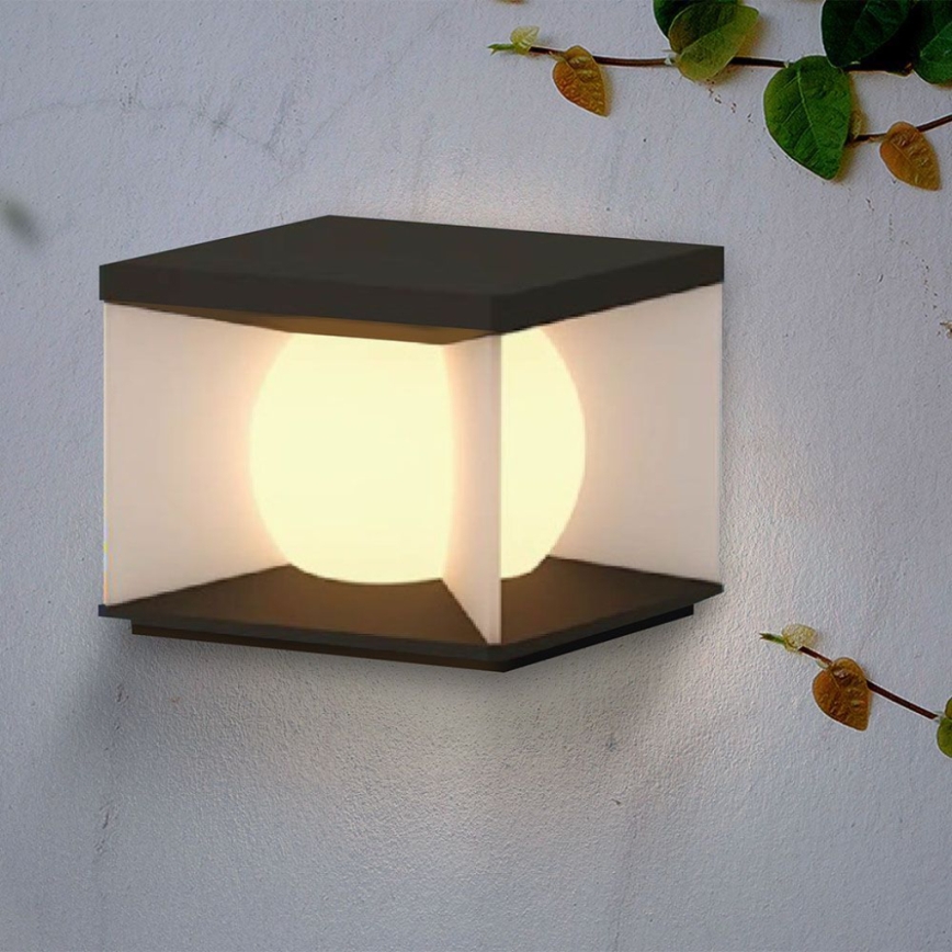 LED prigušiva solarno zidno svetlo LED/3W/3,7V IP65 3000K 2600 mAh + daljinski upravljač