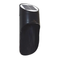 LED solarno zidno svetlo PALESA LED/1W/3,7V IP65 1800 mAh crna