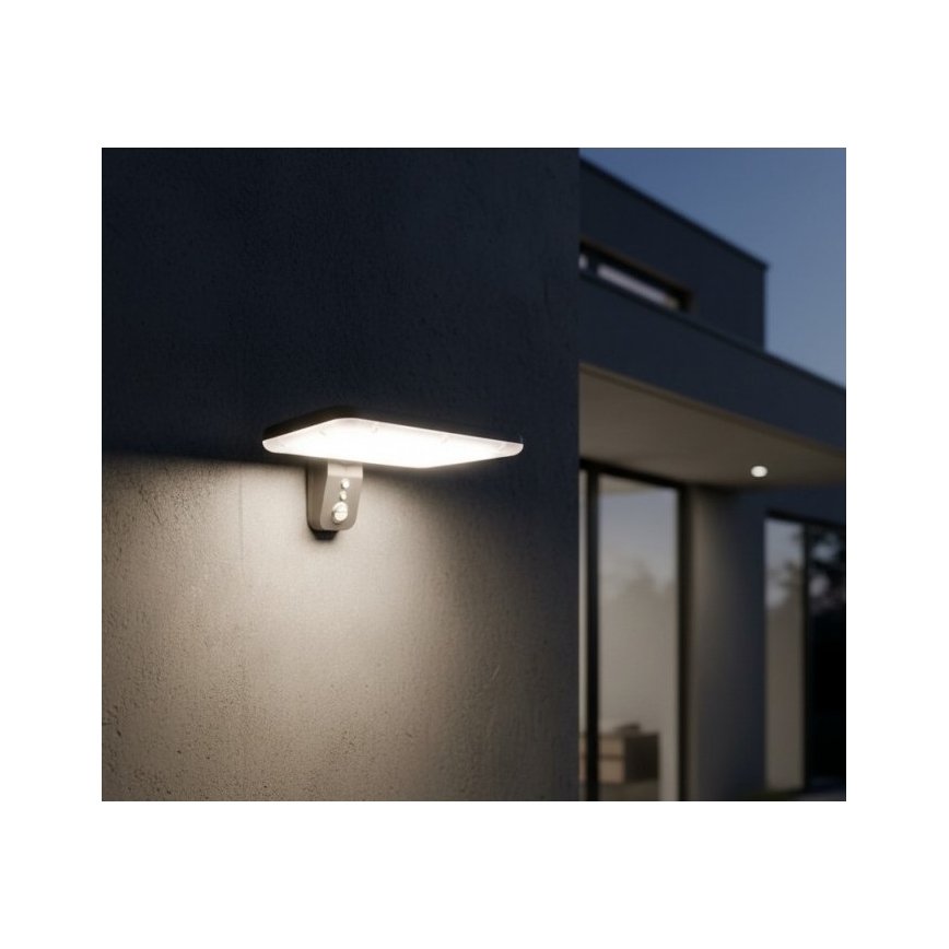 LED solarno zidno svetlo sa senzorom PHOENIX LED/15W/3,2V 3000/4000K IP65 6000 mAh