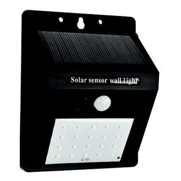 LED solarno zidno svetlo sa senzorom LED/0,55W/3,7V 1200mAh 6500K IP65