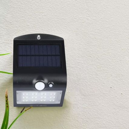 LED Solarno zidno svetlo sa senzorom LED/1.5W/3,7V IP65 1200 mAh