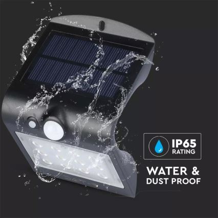 LED Solarno zidno svetlo sa senzorom LED/1.5W/3,7V IP65 1200 mAh