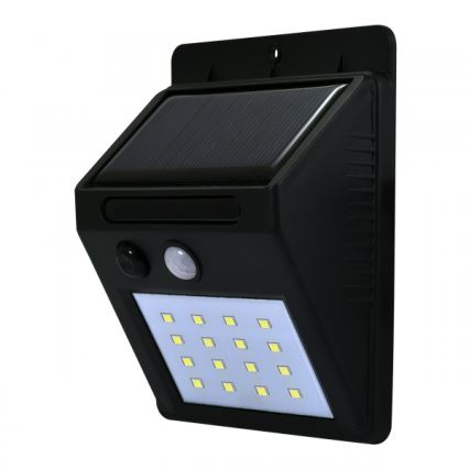LED solarno zidno svetlo sa senzorom LED/2,2W/3,7V 2200 mAh IP44