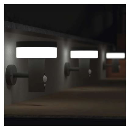 LED Solarno zidno svetlo sa senzorom LED/2W/3,7V 1200 mAh IP44