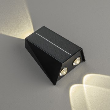 LED solarno zidno svetlo sa senzorom LED/2W/5V IP54 1300 mAh