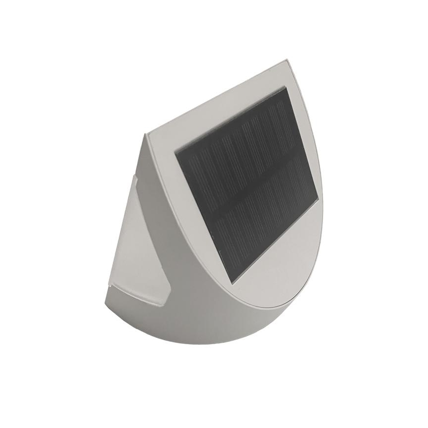 LED solarna zidna lampa sa senzorom LED/3W/3,7V 3000/4000K 1200 mAh IP54 bela