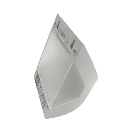 LED solarna zidna lampa sa senzorom LED/3W/3,7V 3000/4000K 1200 mAh IP54 bela
