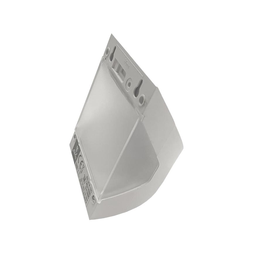 LED solarna zidna lampa sa senzorom LED/3W/3,7V 3000/4000K 1200 mAh IP54 bela