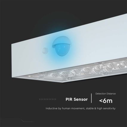 LED solarno zidno svetlo sa senzorom LED/3W/3,7V 3000K/4000K IP65 1200 mAh belo