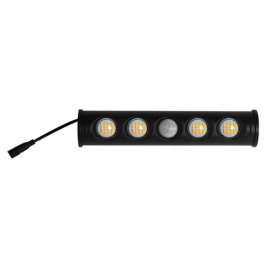 LED solarno zidno svetlo sa senzorom LED/8W/3,7V IP65 3000K 4000 mAh