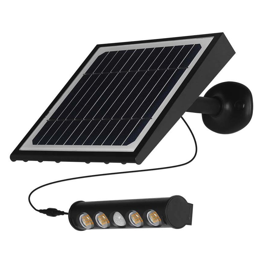 LED solarno zidno svetlo sa senzorom LED/8W/3,7V IP65 6000K 4000 mAh